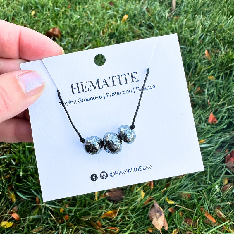 Willpower | Hematite Adjustable Necklace