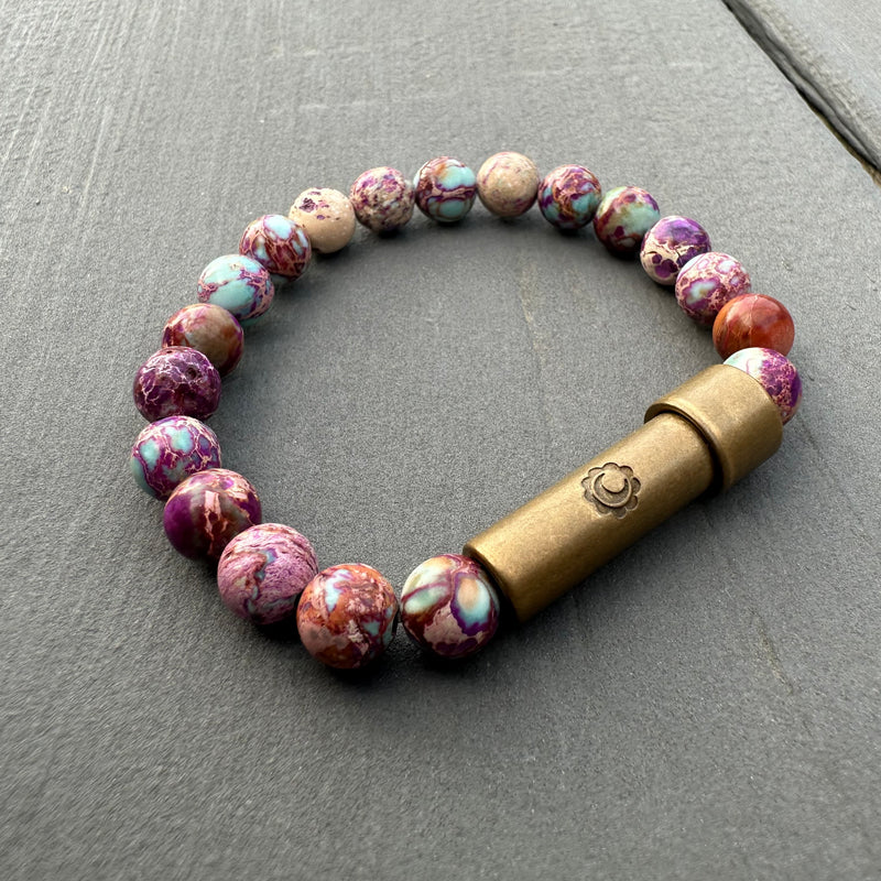 Nurturing | Imperial Purple Jasper Intention Bracelet