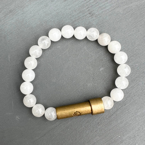 Focus | White Jade Intention Bracelet